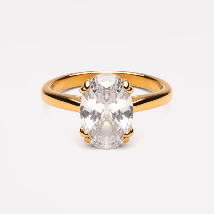 Oval Solitaire Ring
